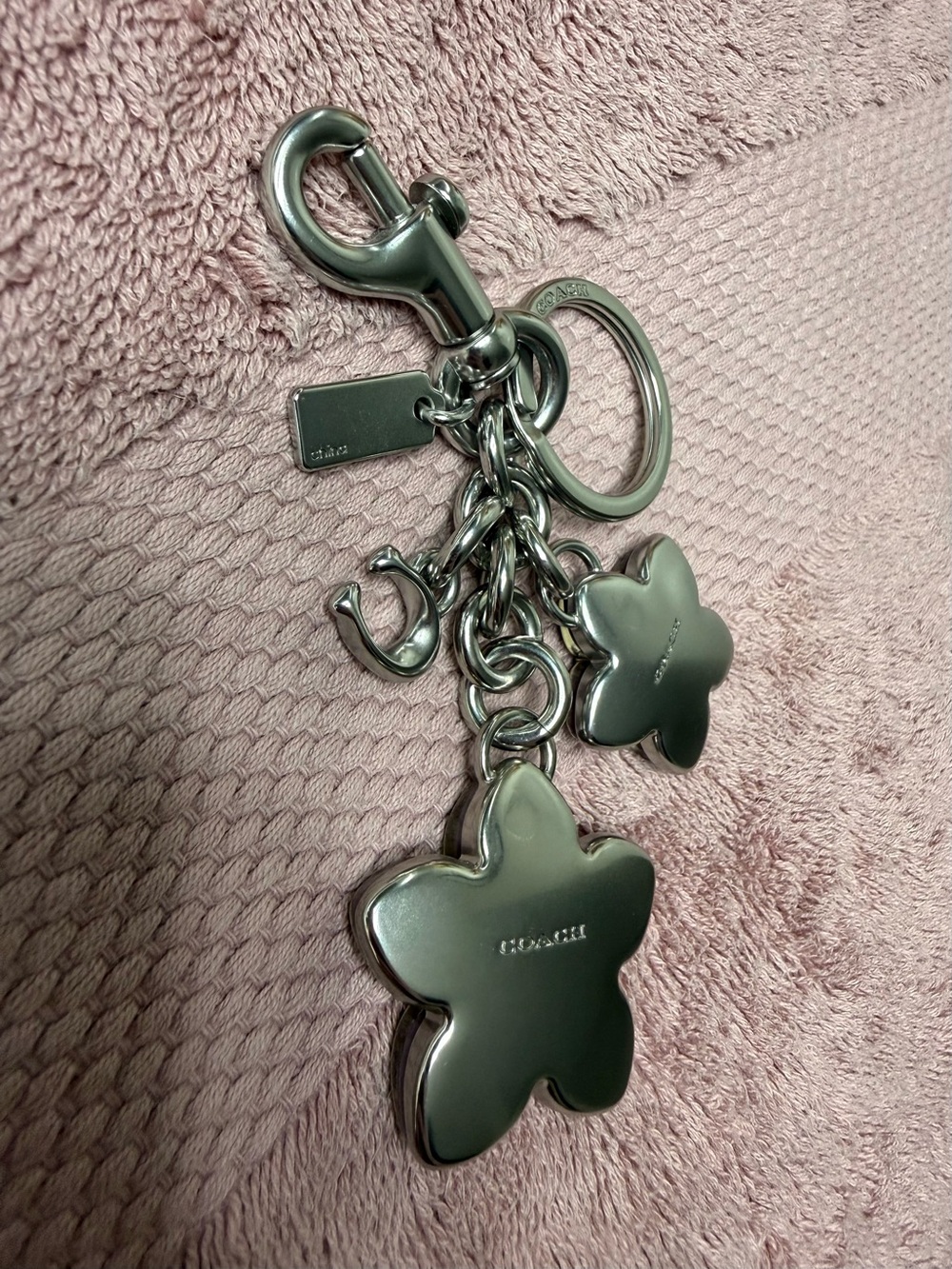 Coach Flower Cluster Bag Charm - Picture 6 of 7